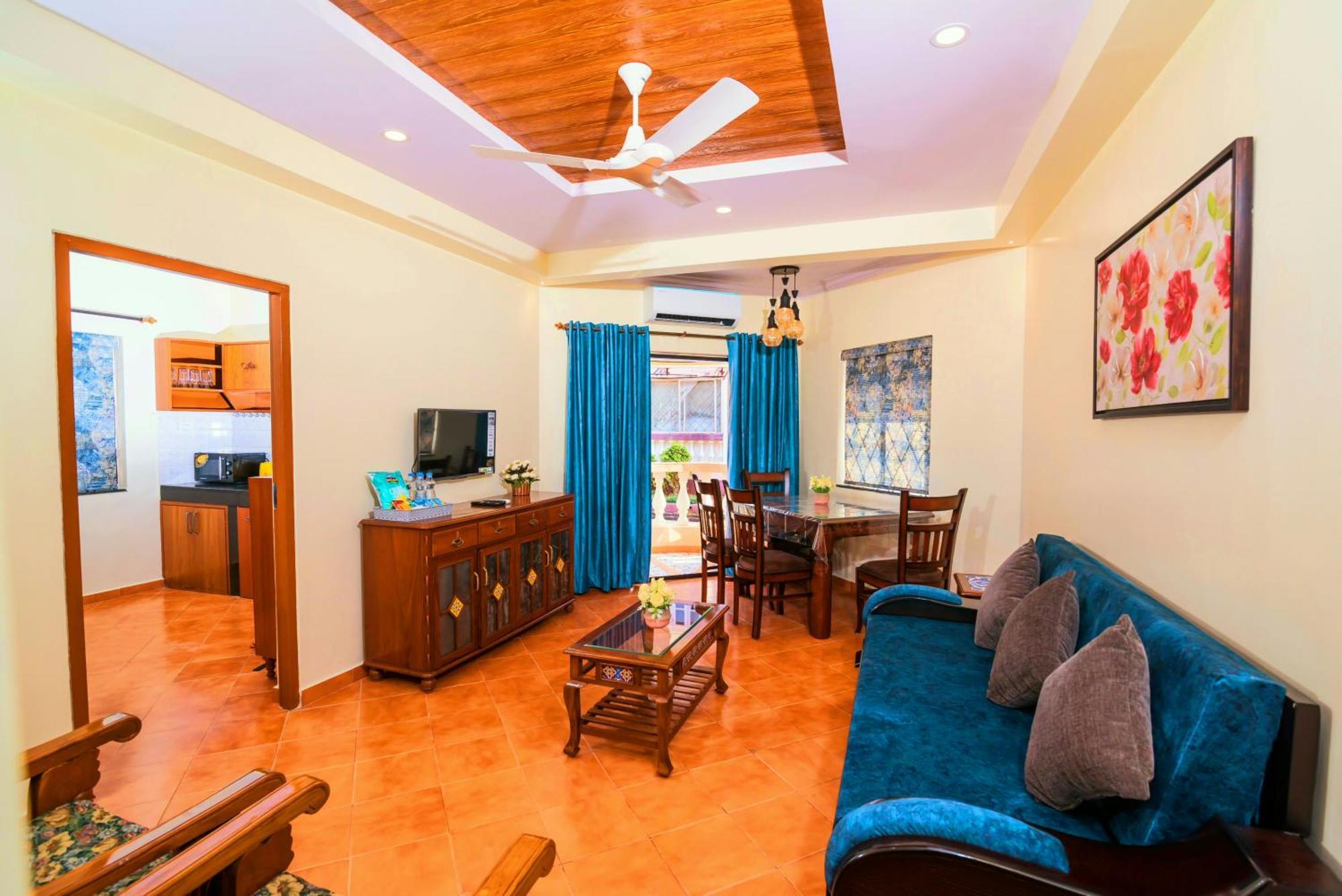 'Golden Sea Shell' 1 Bhk Beach Apartment Бенаулим Экстерьер фото